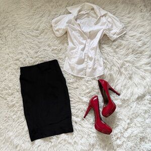 WOW Couture Black Pencil Skirt